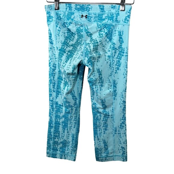 Under Armour AllSeasonGear Cropped Leggings Blue Small - Picture 6 of 10